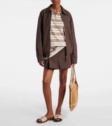 Miu Miu Logo cotton-blend miniskirt | Thumbnail 2 Miu Miu Logo cotton-blend miniskirt | Thumbnail 2