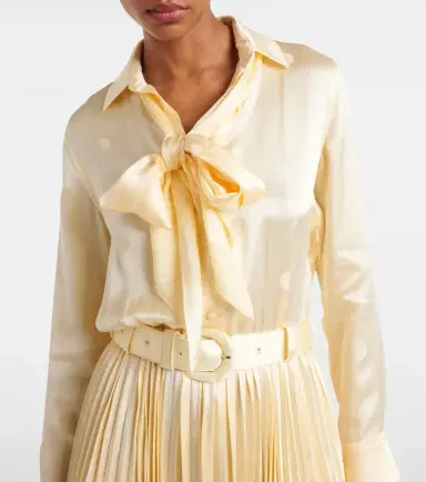 Balenciaga Bow-detail silk satin midi dress | Thumbnail 3 Balenciaga Bow-detail silk satin midi dress | Thumbnail 3