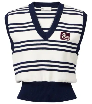 Tory Burch Striped sweater vest | Thumbnail 1 Tory Burch Striped sweater vest | Thumbnail 1