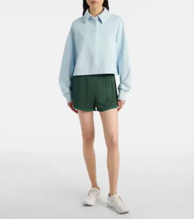 Tory Burch Cotton terry polo sweater | Thumbnail 2 Tory Burch Cotton terry polo sweater | Thumbnail 2