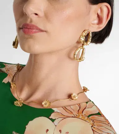 Alemais Alémais Team Spirit gold-plated drop earrings | Thumbnail 6 Alemais Alémais Team Spirit gold-plated drop earrings | Thumbnail 6