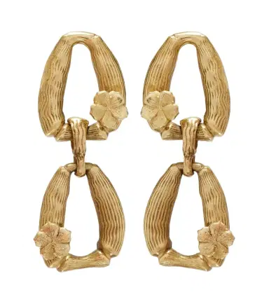 Alemais Alémais Team Spirit gold-plated drop earrings | Thumbnail 1 Alemais Alémais Team Spirit gold-plated drop earrings | Thumbnail 1