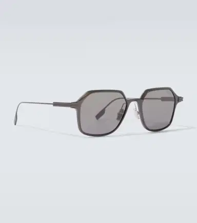 Zegna Oversized aluminum square sunglasses | Thumbnail 2 Zegna Oversized aluminum square sunglasses | Thumbnail 2