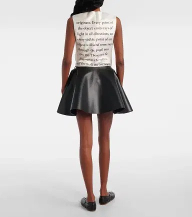 JW Anderson Circle leather miniskirt | Thumbnail 2 JW Anderson Circle leather miniskirt | Thumbnail 2