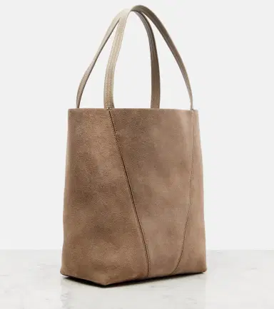 Chloé Chloé Chloé Spin Medium suede tote bag | Thumbnail 4 Chloé Chloé Chloé Spin Medium suede tote bag | Thumbnail 4