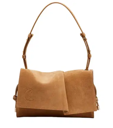 Christian Louboutin Baggy Small suede shoulder bag | Thumbnail 1 Christian Louboutin Baggy Small suede shoulder bag | Thumbnail 1