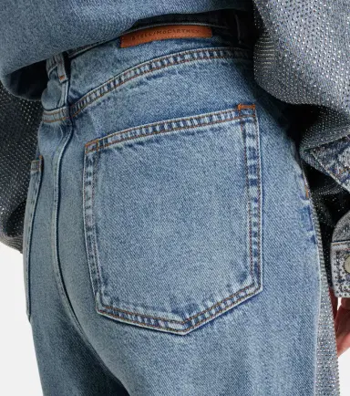 Stella McCartney Crystal-embellished wide-leg jeans | Thumbnail 3 Stella McCartney Crystal-embellished wide-leg jeans | Thumbnail 3