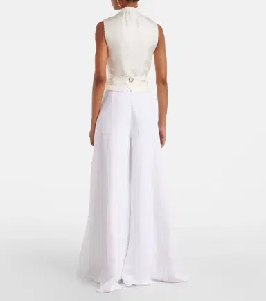 Ralph Lauren Collection Jaiden linen vest | Thumbnail 3 Ralph Lauren Collection Jaiden linen vest | Thumbnail 3