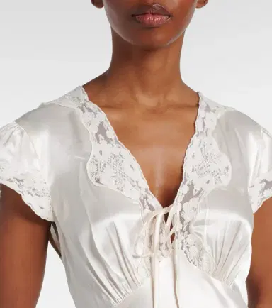 Rixo Bridal Amari satin gown | Thumbnail 4 Rixo Bridal Amari satin gown | Thumbnail 4