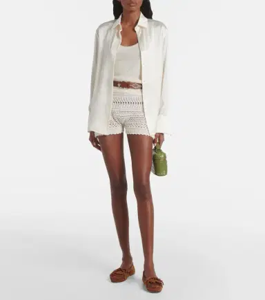 Ralph Lauren Collection Crochet shorts | Thumbnail 2 Ralph Lauren Collection Crochet shorts | Thumbnail 2