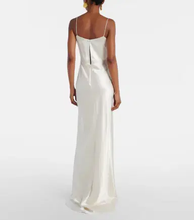 Max Mara Silk satin gown | Thumbnail 5 Max Mara Silk satin gown | Thumbnail 5