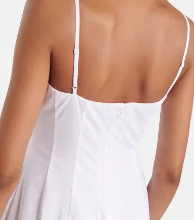 Staud Wylie corset cotton midi dress | Thumbnail 4 Staud Wylie corset cotton midi dress | Thumbnail 4