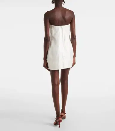 Staud Lidia silk satin minidress | Thumbnail 2 Staud Lidia silk satin minidress | Thumbnail 2