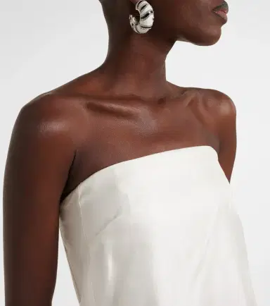 Staud Lidia silk satin minidress | Thumbnail 5 Staud Lidia silk satin minidress | Thumbnail 5