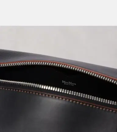 Max Mara Holdall Small leather tote bag | Thumbnail 2 Max Mara Holdall Small leather tote bag | Thumbnail 2