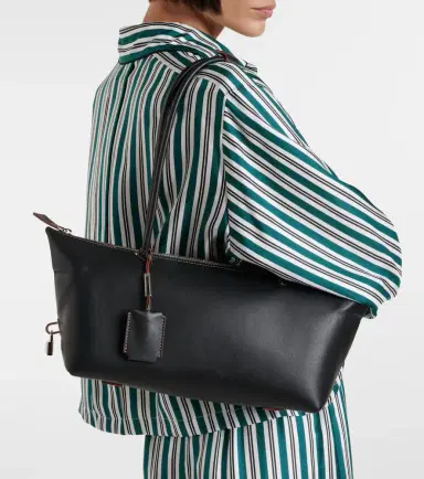 Max Mara Holdall Small leather tote bag | Thumbnail 6 Max Mara Holdall Small leather tote bag | Thumbnail 6