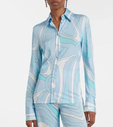 Pucci Marmo satin jersey shirt | Thumbnail 4 Pucci Marmo satin jersey shirt | Thumbnail 4