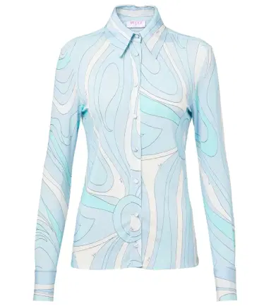 Pucci Marmo satin jersey shirt | Thumbnail 1 Pucci Marmo satin jersey shirt | Thumbnail 1