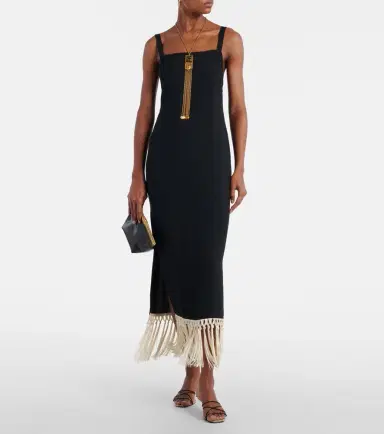 Taller Marmo Palermo fringed maxi dress | Thumbnail 3 Taller Marmo Palermo fringed maxi dress | Thumbnail 3