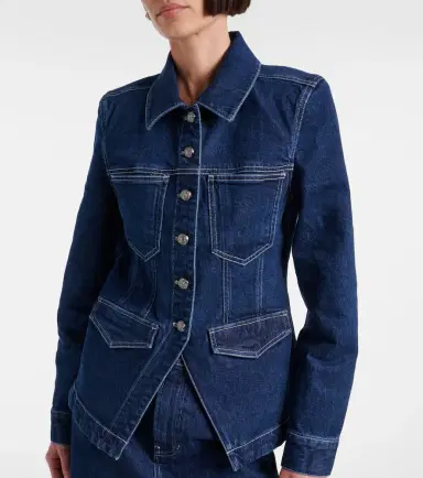 Veronica Beard Alfie denim jacket | Thumbnail 2 Veronica Beard Alfie denim jacket | Thumbnail 2