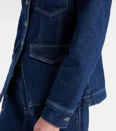 Veronica Beard Alfie denim jacket | Thumbnail 4 Veronica Beard Alfie denim jacket | Thumbnail 4