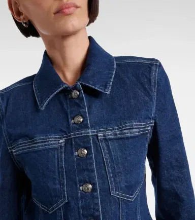 Veronica Beard Alfie denim jacket | Thumbnail 6 Veronica Beard Alfie denim jacket | Thumbnail 6
