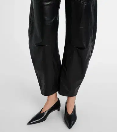 Nili Lotan Shon leather barrel-leg pants | Thumbnail 2 Nili Lotan Shon leather barrel-leg pants | Thumbnail 2