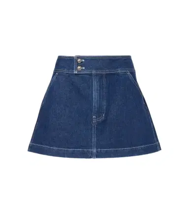 Veronica Beard Bowen denim miniskirt | Thumbnail 1 Veronica Beard Bowen denim miniskirt | Thumbnail 1