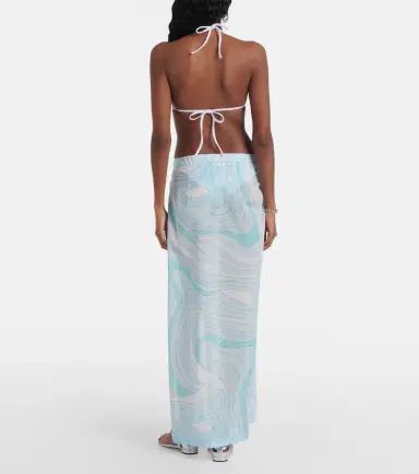 Pucci Marmo cotton muslin beach cover-up | Thumbnail 4 Pucci Marmo cotton muslin beach cover-up | Thumbnail 4