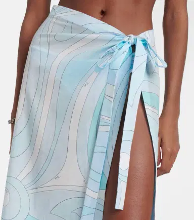 Pucci Marmo cotton muslin beach cover-up | Thumbnail 5 Pucci Marmo cotton muslin beach cover-up | Thumbnail 5