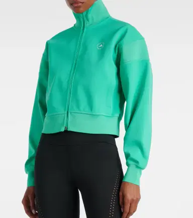 Adidas by Stella McCartney Logo cropped jacket | Thumbnail 4 Adidas by Stella McCartney Logo cropped jacket | Thumbnail 4