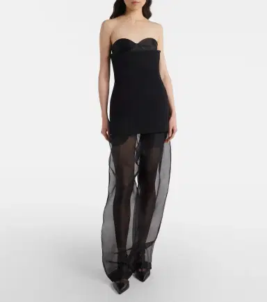 Khaite Ayla crêpe corset | Thumbnail 2 Khaite Ayla crêpe corset | Thumbnail 2