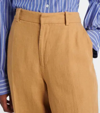 Polo Ralph Lauren Linen wide-leg pants | Thumbnail 4 Polo Ralph Lauren Linen wide-leg pants | Thumbnail 4