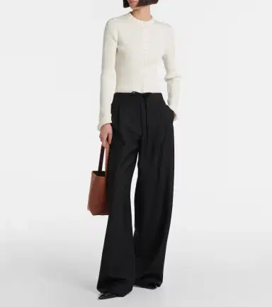 RÓHE Róhe Wool and mohair wide-leg pants | Thumbnail 6 RÓHE Róhe Wool and mohair wide-leg pants | Thumbnail 6