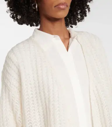 Toteme Open-front mohair-blend cardigan | Thumbnail 3 Toteme Open-front mohair-blend cardigan | Thumbnail 3