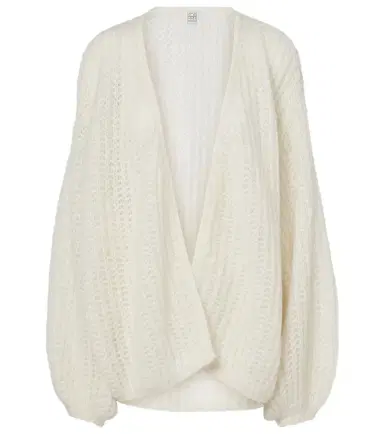 Toteme Open-front mohair-blend cardigan | Thumbnail 1 Toteme Open-front mohair-blend cardigan | Thumbnail 1