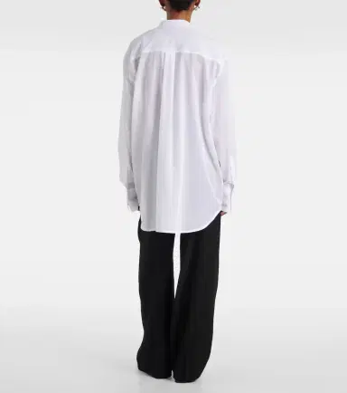 Toteme Oversized cotton voile shirt | Thumbnail 6 Toteme Oversized cotton voile shirt | Thumbnail 6