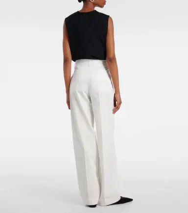 Toteme High-rise cotton straight pants | Thumbnail 2 Toteme High-rise cotton straight pants | Thumbnail 2