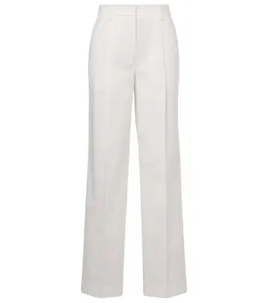 Toteme High-rise cotton straight pants | Thumbnail 1 Toteme High-rise cotton straight pants | Thumbnail 1