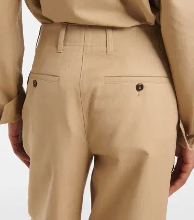 Toteme Cotton wide-leg pants | Thumbnail 4 Toteme Cotton wide-leg pants | Thumbnail 4