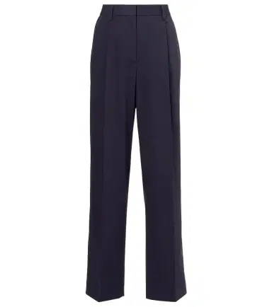 Toteme High-rise cotton straight pants | Thumbnail 1 Toteme High-rise cotton straight pants | Thumbnail 1