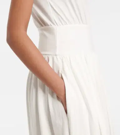 Toteme Cotton jersey midi dress | Thumbnail 4 Toteme Cotton jersey midi dress | Thumbnail 4