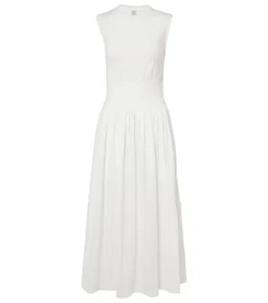 Toteme Cotton jersey midi dress | Thumbnail 1 Toteme Cotton jersey midi dress | Thumbnail 1
