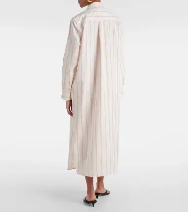 Toteme Striped cotton and silk shirt dress | Thumbnail 3 Toteme Striped cotton and silk shirt dress | Thumbnail 3