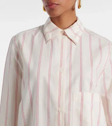 Toteme Striped cotton and silk shirt dress | Thumbnail 4 Toteme Striped cotton and silk shirt dress | Thumbnail 4