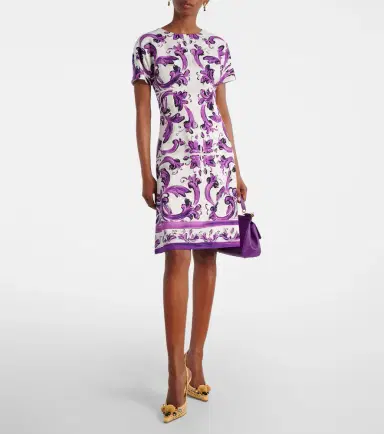 Dolce & Gabbana Majolica printed minidress | Thumbnail 2 Dolce & Gabbana Majolica printed minidress | Thumbnail 2