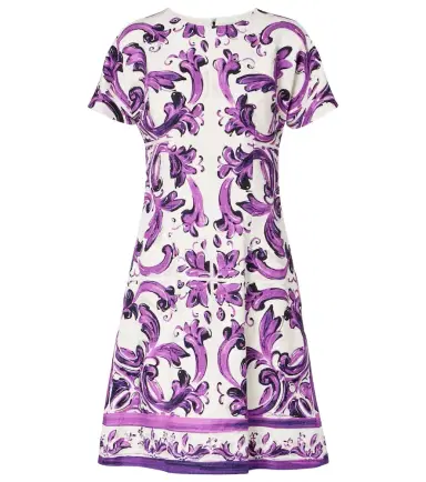 Dolce & Gabbana Majolica printed minidress | Thumbnail 1 Dolce & Gabbana Majolica printed minidress | Thumbnail 1