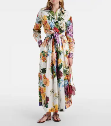 Dolce & Gabbana Floral gathered cotton maxi skirt | Thumbnail 3 Dolce & Gabbana Floral gathered cotton maxi skirt | Thumbnail 3