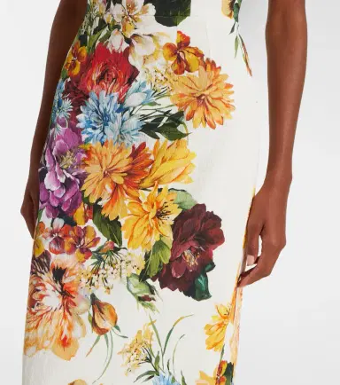 Dolce & Gabbana Floral cretonne midi dress | Thumbnail 2 Dolce & Gabbana Floral cretonne midi dress | Thumbnail 2