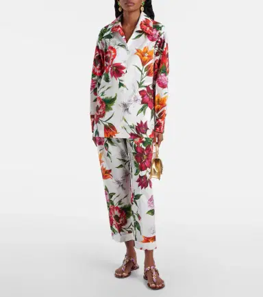 Dolce & Gabbana Floral oversized cotton shirt | Thumbnail 3 Dolce & Gabbana Floral oversized cotton shirt | Thumbnail 3